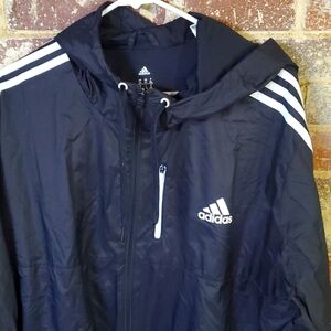 Adidas men's coat 2XL black White Soccer